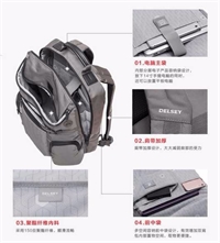 法国大使DELSEY 多功能电脑包  703703600