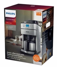 飞利浦 Grind & Brew 咖啡机 HD7753/00  集成式咖啡研磨机