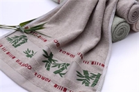 竹纤维绿竹毛巾 8307