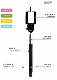 线控自拍杆 Y-501