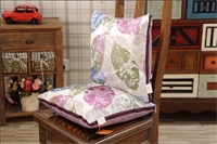 安居乐业（紫色）等离子棉麻抱枕被 SS-DLZ52001