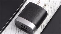 皮质双口USB充电器 PURIDEA C05