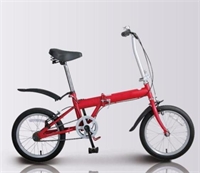 LBH-16A(ZD-A)  16寸高碳钢折叠自行车