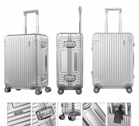 DB3*25001 新秀丽经典铝箱登机行李箱  20寸-银色