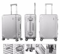 DB3*25002 新秀丽经典铝箱登机行李箱  23寸-银色