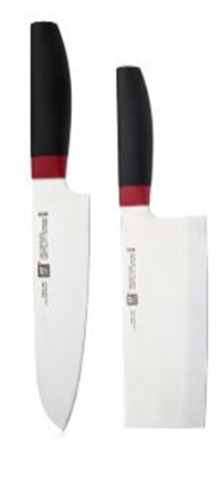 ZWILLING Now S系列刀具2件套（红黑）