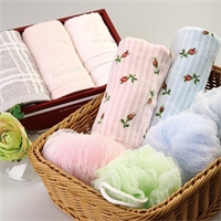 小玫瑰印花毛巾礼盒(粉色) TA310204148ZZ