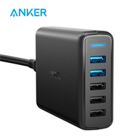 Anker安克 高通QC3.0 2口快速充电器 63W 5口USB充电器