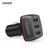 Anker安克车载充电器36W  黑