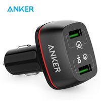 Anker安克 双口手机充电器可用车载充电