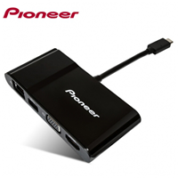 Pioneer/先锋 APS-DKMT01 苹果MacBook Type-C\USB-C扩展坞 转高清HDMI\USB3.0HUB\VGA口\RJ45网卡转接口
