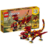 LEGO/乐高 玩具 创意百变组 Creator 7岁-12岁 神秘怪兽 31073 积木LEGO