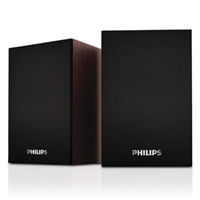 飞利浦（PHILIPS）SPA20 桌面音箱 木质 电脑音箱 音响