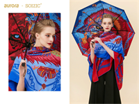 aurora x soizic丝巾艺术伞套装 王者风范