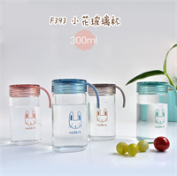 小花玻璃杯 300ml