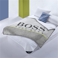 HBMT-020 HUGO BOSS LOGO格纹羊羔绒毯