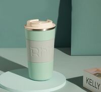 TD50200604 豆蔻绿 独角犀Rhinolife撞色咖啡杯 500mL
