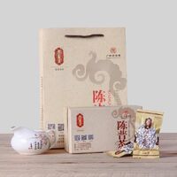 新宝堂十六年陈皮普洱茶礼盒广东特产送礼72克