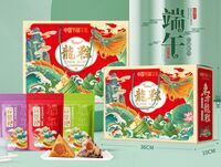 蜜喃喃龙粽礼盒-6素2肉2鸭蛋