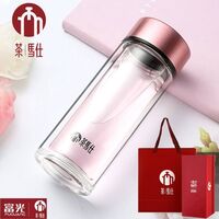 富光茶马仕双层商务玻璃杯T10型188ml
