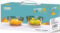 奥克玻璃餐具2件套