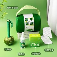 海扬知心 端午套装礼盒 绿色手提包2