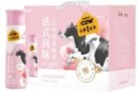 认养一头牛白桃燕麦味酸奶230GPET10入一提装
