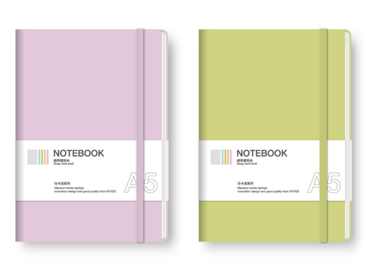 马卡龙-A5硬壳本