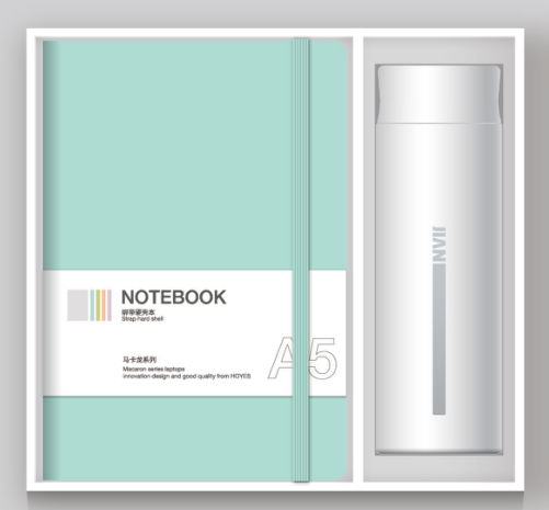 马卡龙-礼盒套装（保温杯+签字笔+A5硬壳本）