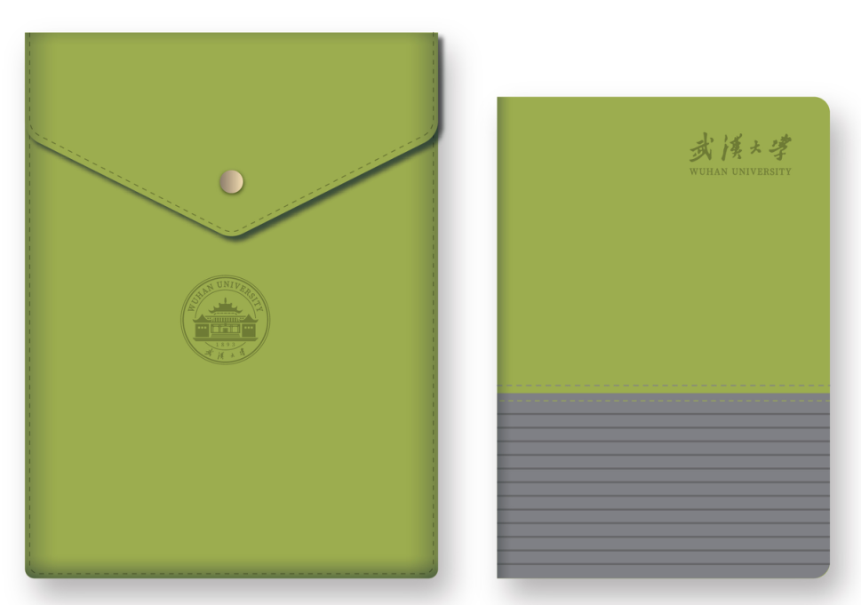 JIAN-信封收纳袋+A5本 +签字笔+书签尺子