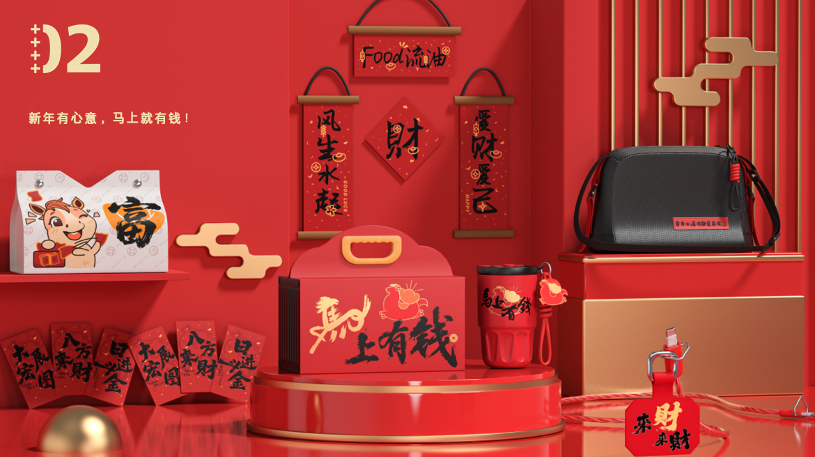 “马上有钱”新春礼箱（八件套）