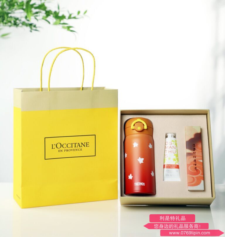 膳魔师保温杯+欧舒丹护手霜+福禄线香