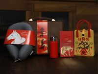 SKG颈椎热敷枕+保温杯+好柿袋+红包