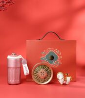 霍山石斛＋覆钛数显咖啡杯＋马年摆件