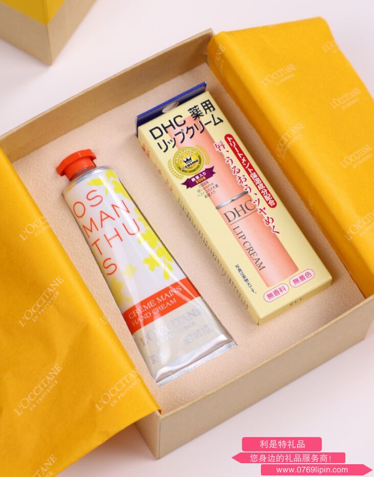 DHC唇膏+棒棒糖香薰+欧舒丹护手霜