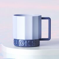 星巴克几何元素款马克杯蓝色450ml