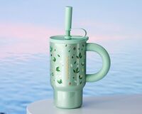 星巴克绿野秘境款吸管随行杯800ml