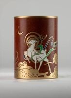 朱炳仁铜 鹿王本生笔简