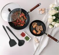 零涂层系列中式锅具四件组