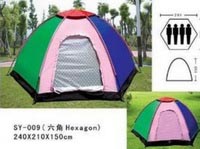SM-009六角四人单层帐篷